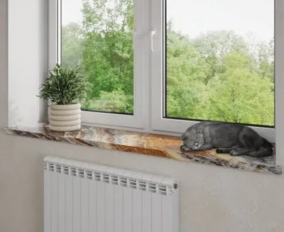 Подоконник из керамогранита William Natural