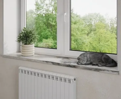 Подоконник из керамогранита Marble Soft Renoir Satin