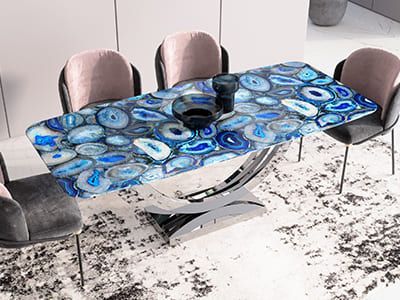 Стол из агата "Ипсилон"