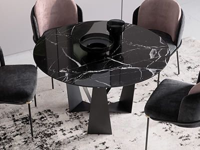 Стол из мрамора "Астра-3" купить