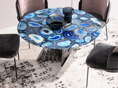 Стол под агат "Веер"