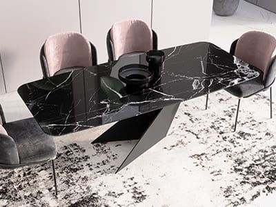 Стол из керамогранита под мрамор "Falcon" купить