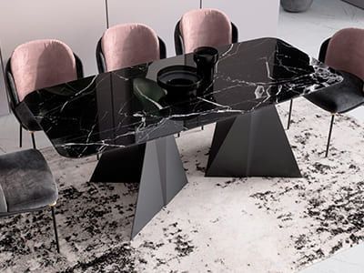 Стол из мрамора "Лямбда" купить