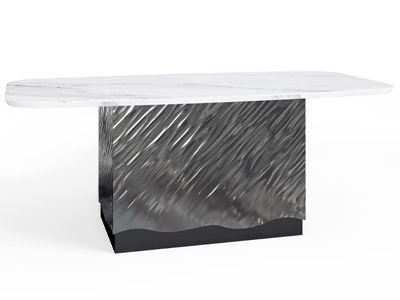 Стол из мрамора "Hard water" купить