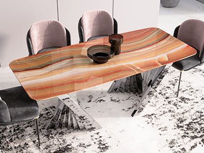 Стол под оникс "Веер 2"