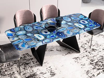 Стол из агата "Wings"