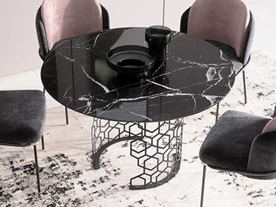 Стол из гранита "Manfred Honey"