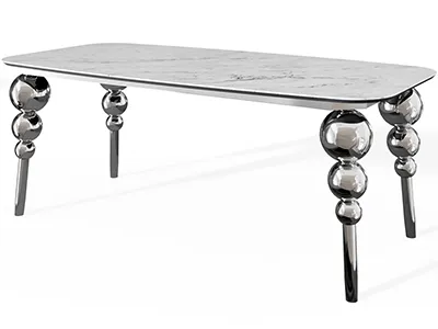 Стол из керамогранита под мрамор "Баккара" купить