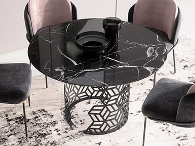 Стол из гранита "Manfred Cube"