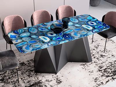 Стол из агата "Стоун"