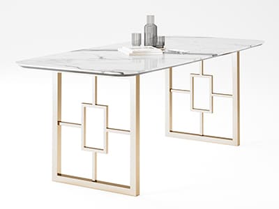 Стол из мрамора "Витраж"
