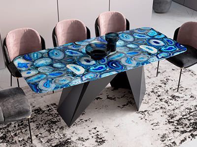 Стол из агата "Мозаика"