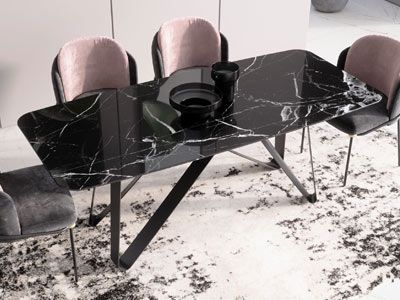Стол из мрамора "Мёбиус" купить