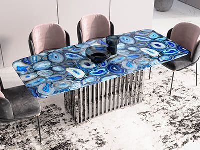 Стол из агата "Спектр"