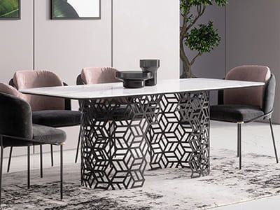 Стол из гранита "Manfred Cube long" купить