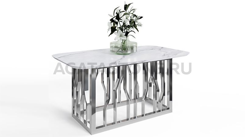 Журнальный столик из мрамора "Гетсби" на заказ