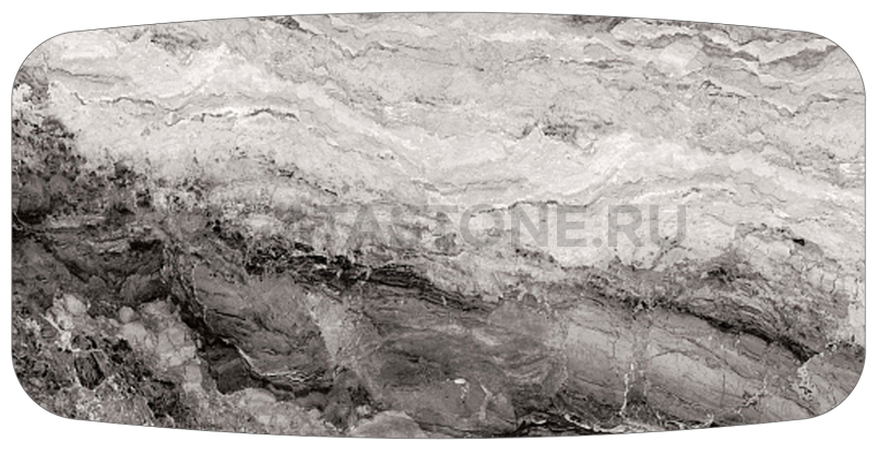 Столешница Dark Krystal 180x90 на заказ