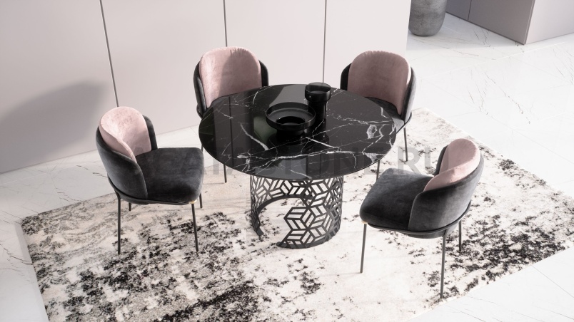 Стол из мрамора "Manfred Cube" на заказ