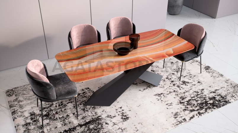 Стол из искусственного камня "Стела" на заказ