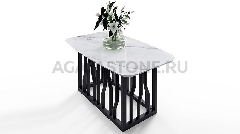 Журнальный столик из мрамора "Гетсби" на заказ