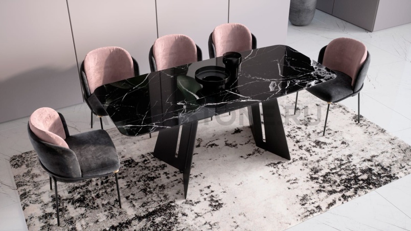 Стол из гранита "Флора" на заказ