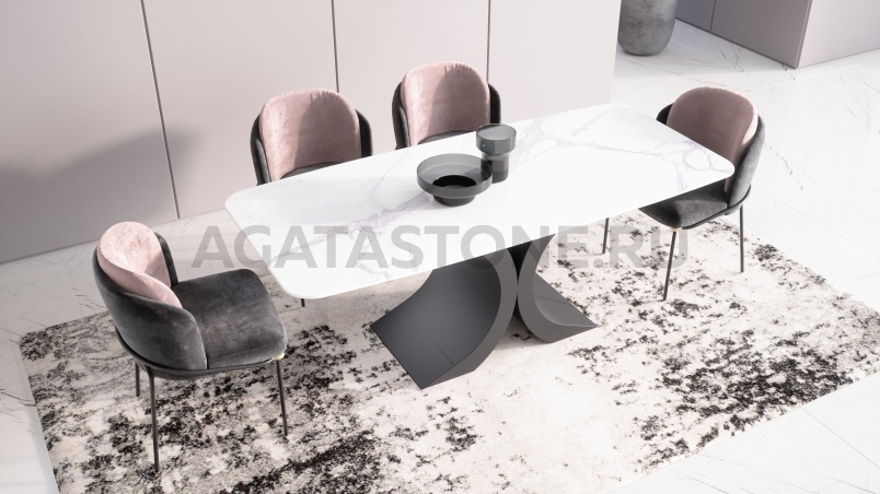 Стол из искусственного камня "Butterfly" на заказ