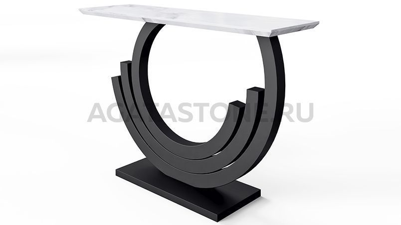 Консоль из керамогранита "Moon" на заказ