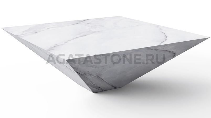 Стол журнальный из керамогранита "Elessar" на заказ