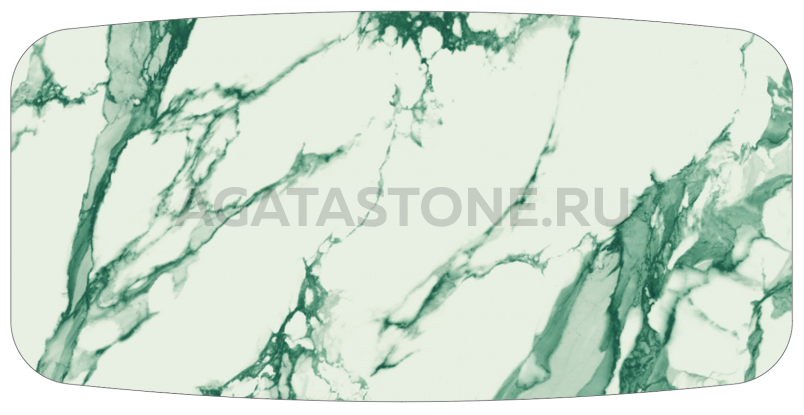 Столешница Baikal Teal Pulido 210x110 на заказ