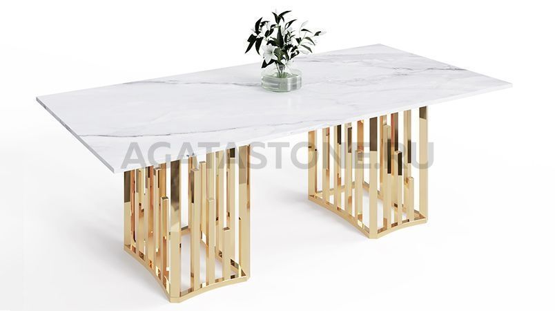 Стол из мрамора "Сity" на заказ