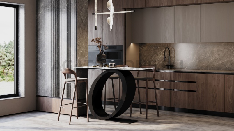 Барная стойка из натурального камня "Rino" на заказ