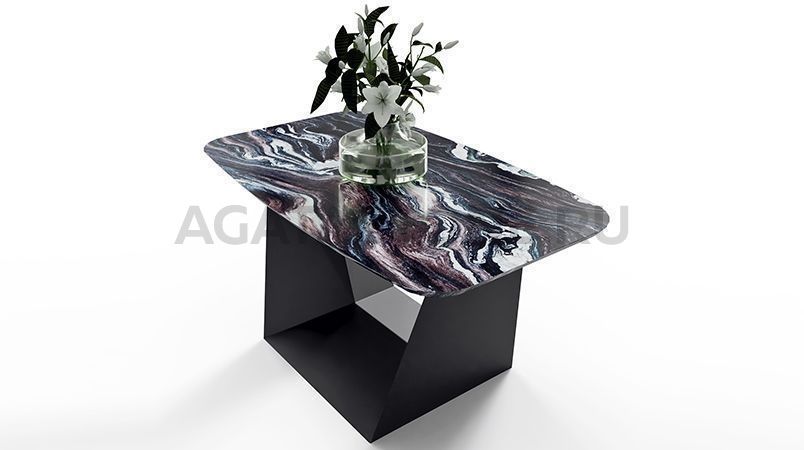 Журнальный столик из гранита "Оригами" на заказ