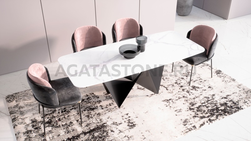 Стол из искусственного камня "Альтаир" на заказ