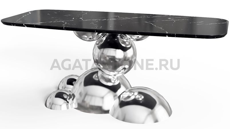 Стол из искусственного камня "Molecule" на заказ