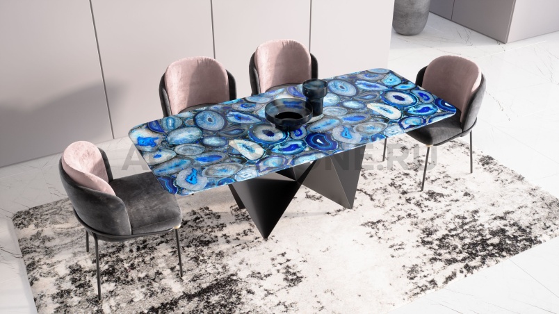 Стол из агата "Альтаир" на заказ