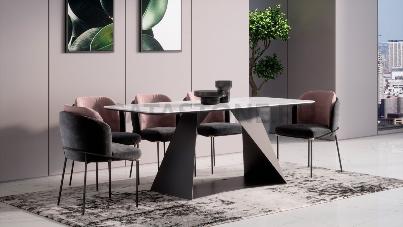 Стол из искусственного камня "Зета" на заказ