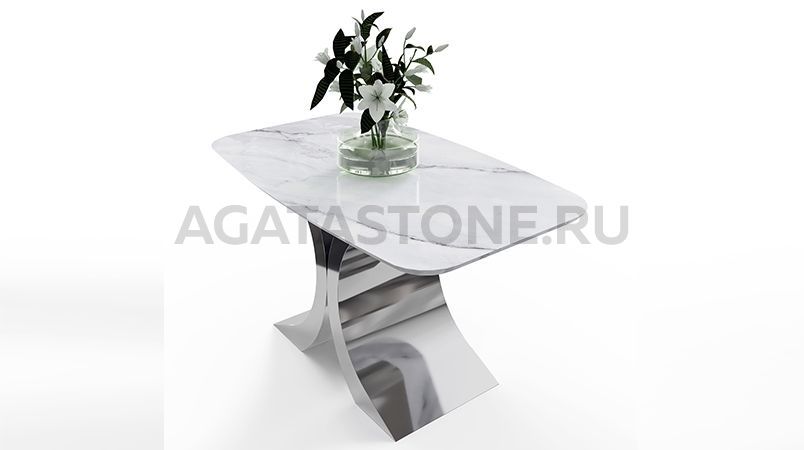 Журнальный столик из мрамора "Butterfly" на заказ
