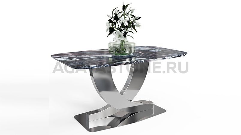 Журнальный столик из мрамора "Alea" на заказ