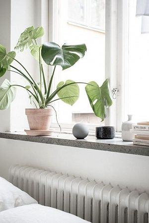 Подоконники из натурального камня - пример выполнения