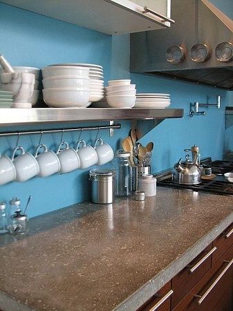 Кухонные столешницы из натурального камня - пример выполнения