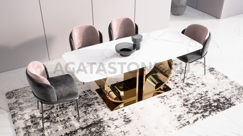Стол из мрамора "Franco" на заказ