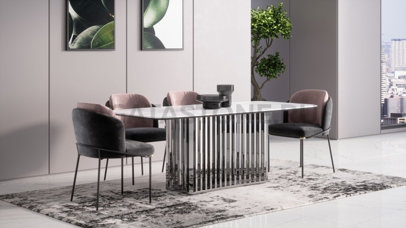 Стол из оникса "Спектр" на заказ