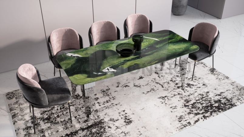 Стол из мрамора "Эмпаир" на заказ