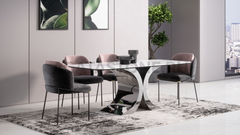 Стол из мрамора "Butterfly" на заказ