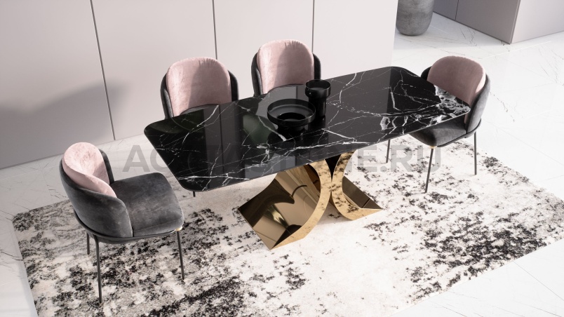 Стол из мрамора "Butterfly" на заказ