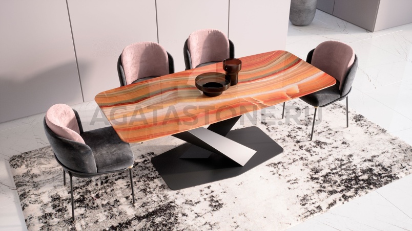 Стол под оникс "Вега" на заказ