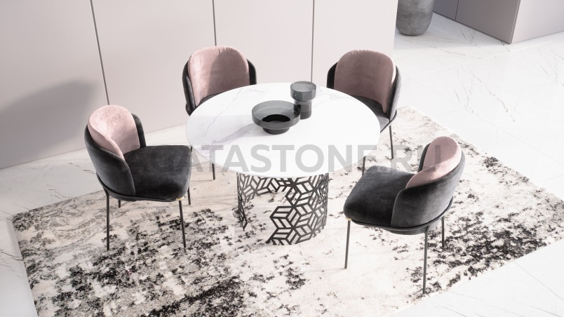 Стол из мрамора "Manfred Cube" на заказ