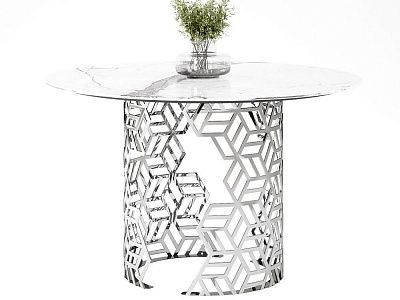 Стол из мрамора "Manfred Cube"