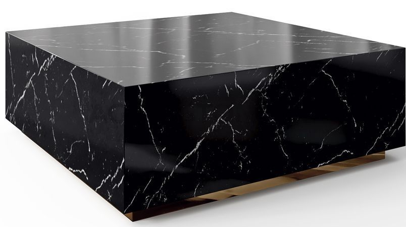 Стол журнальный из мрамора "Emerald" на заказ