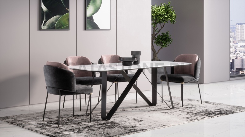 Стол из оникса "Мёбиус" на заказ